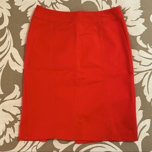 Red Pencil Skirt Size 4